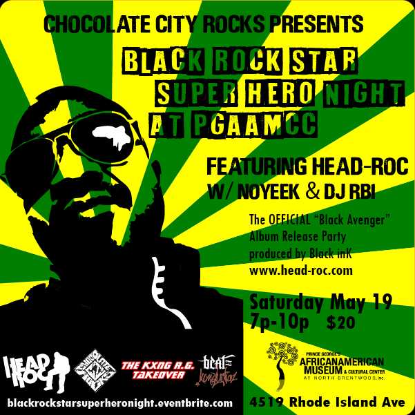 We're excited and thankful to Collaborate with @PGAAMCC @kxngrg_takeover and @BeatKonductaz on producing @Head_Roc LP release Party feat. @noyeek @djRBI @blackinkpride & Black Rock Star Super SHEro Cypher! #dchiphop #dcmusic #pghiphop #WashingtonDC #pgcounty #crosslandcavaliers