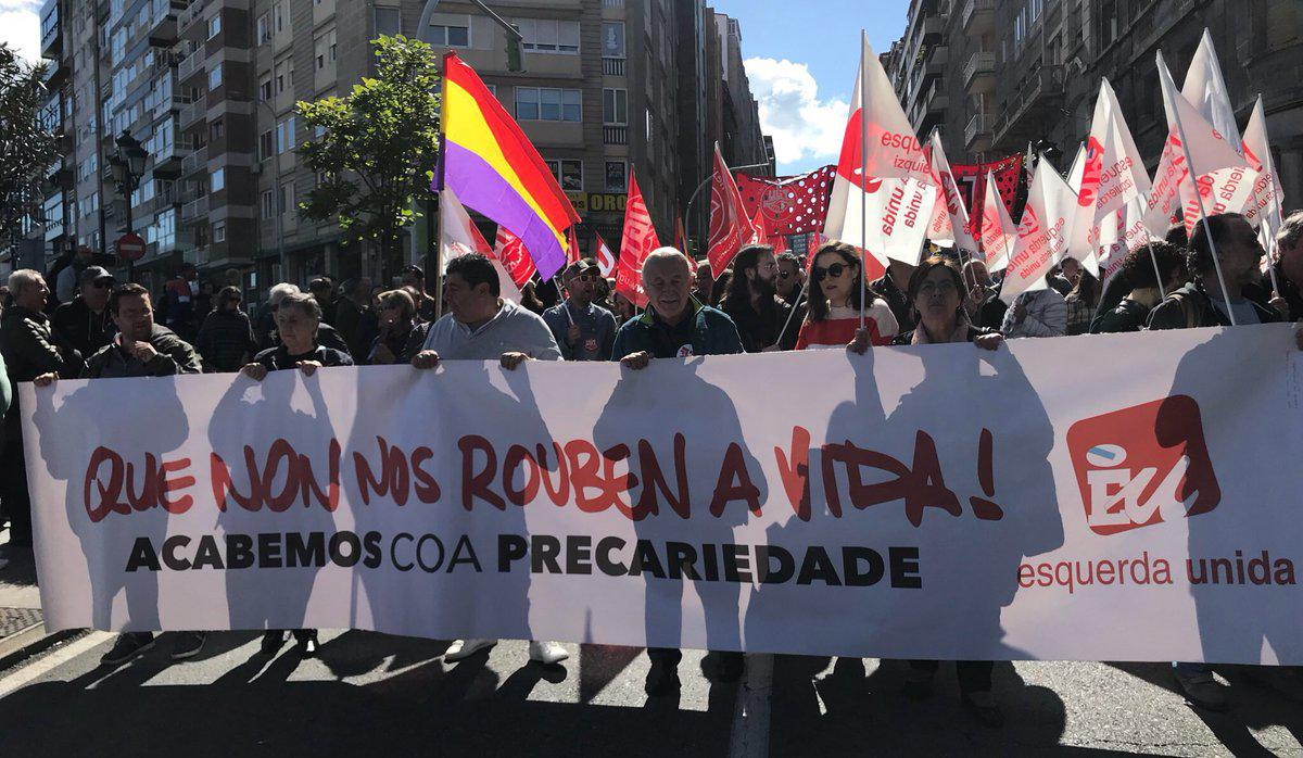 EsquerdaUnida's tweet photo. 💪🔻Esquerda Unida denuncia neste #1deMaio o aumento de sinistralidade laboral e o mantemento da precariedade laboral en #Galicia #1deMayo 
👉Ler en: https://t.co/XH5JGulLMp https://t.co/a3m4uZZeEt