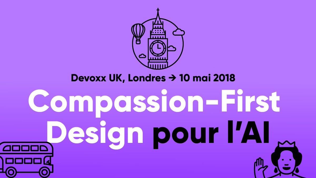 manongruaz's tweet photo. London is Calling 🇬🇧
Excited to announce that @SamB418 and I will be presenting our "Compassion-First Design for AI" #conference at @DevoxxUK, London on May 10th, 2018!
We’ll be talking #AI + #Design + #Language 👉🏼 #CompassionFirstDesign ❤️
See you there! #DevoxxUK https://t.co/NsSdSimvVY