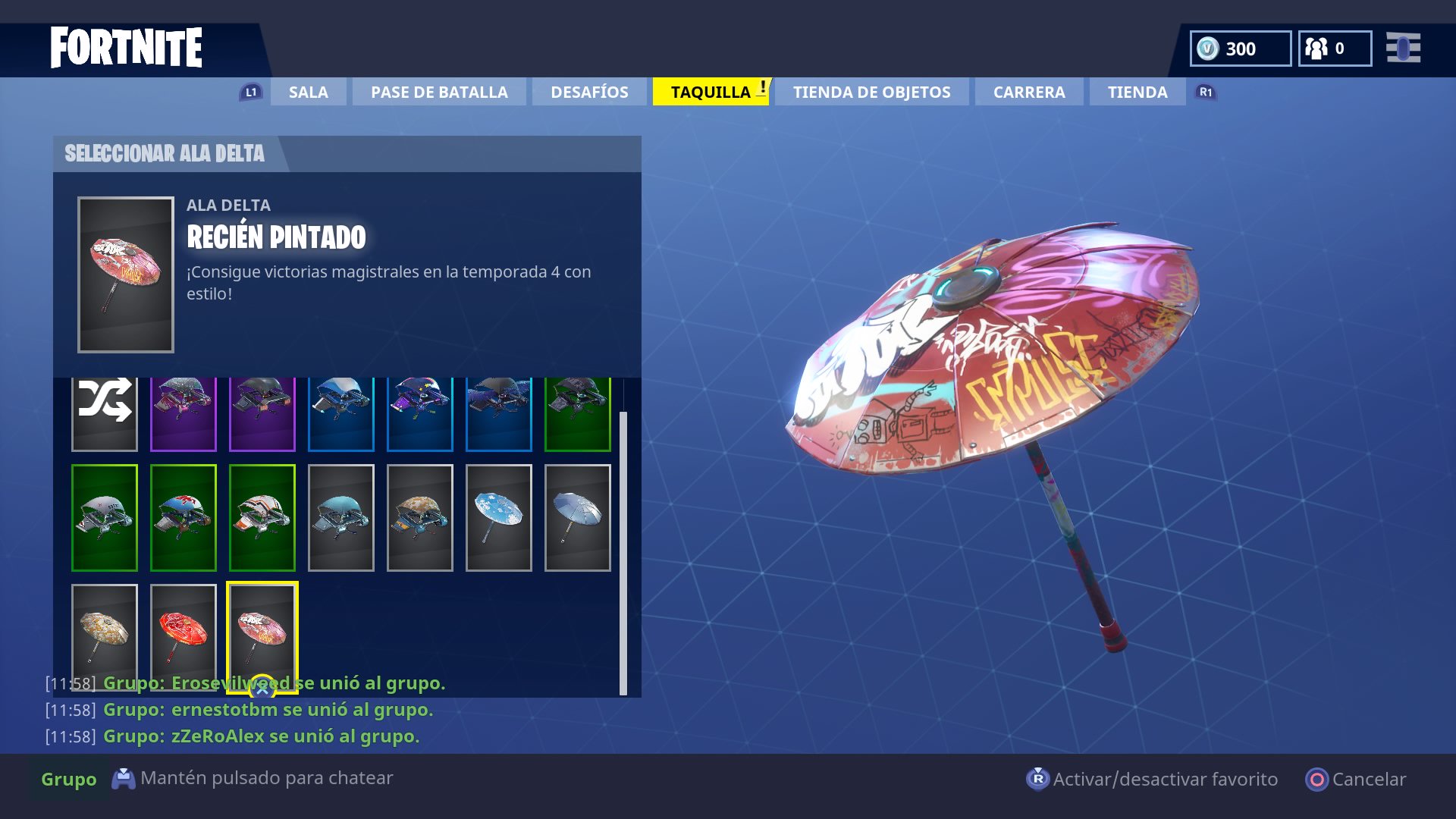 Fortnite on Twitter: "✓Sí conseguís una Victoria Magistral conseguís un paraguas "Recién Pintado"✓ https://t.co/7g4PFqxJQv" /