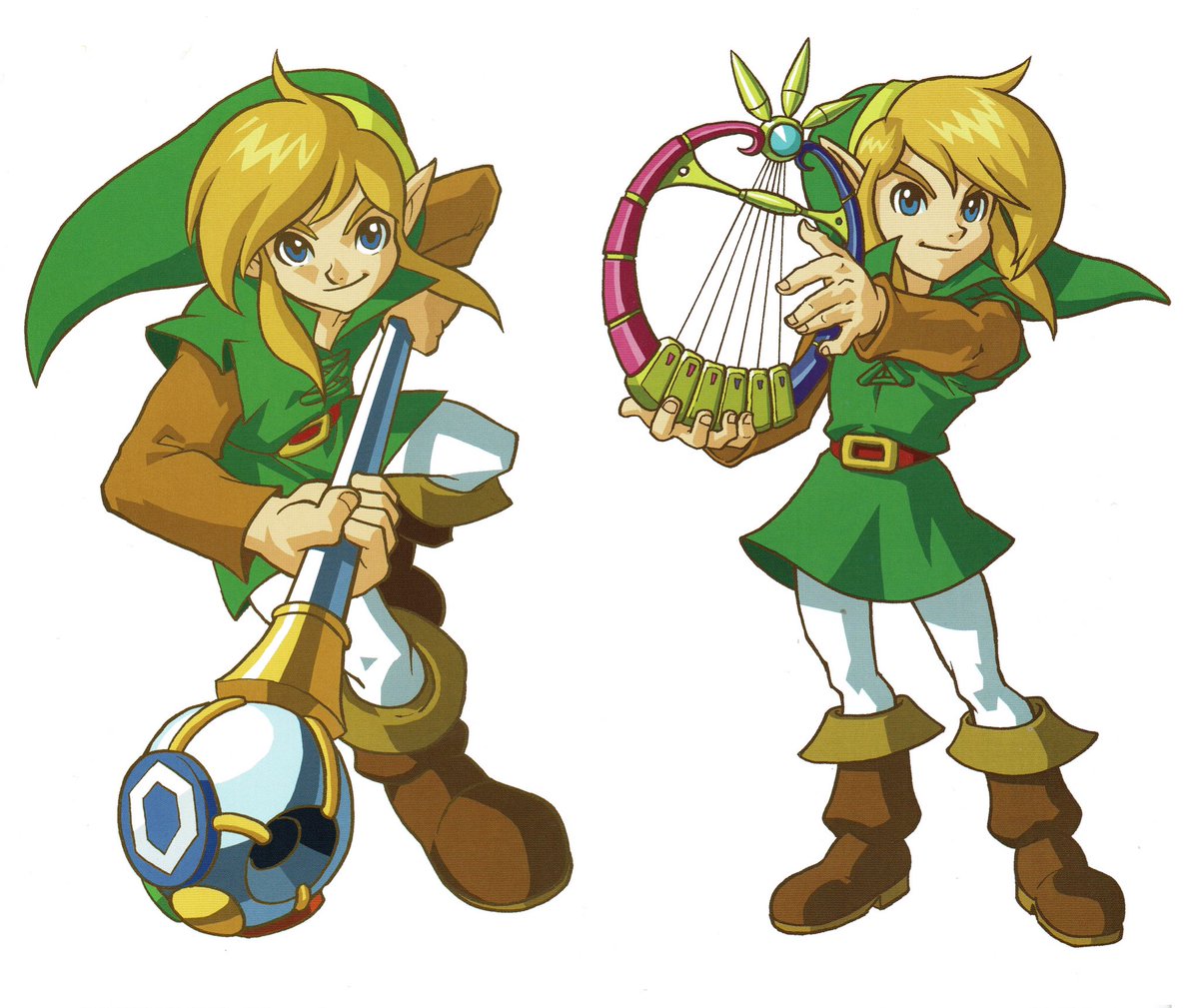 The Legend of Zelda: Oracle of Seasons / Ages - Link artwork. 