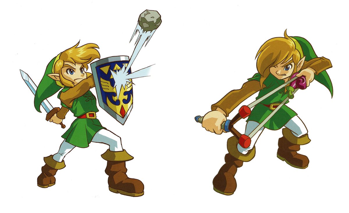 The Legend of Zelda: Oracle of Seasons / Ages - Link artwork. 