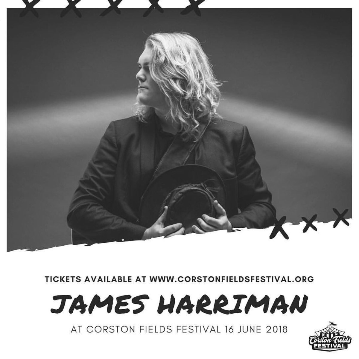 James Harriman will be taking the stage at Corston Fields on June 16th tickets available online now!  
.
@BathGigs <a href="/EventsInBath/">Events Bath</a> <a href="/WhatsOnBath/">BritEvents Bath</a> <a href="/gigsbristol/">Bristol Gig Guide</a> <a href="/bristol247/">Bristol24/7</a> <a href="/Bristol247Music/">Bristol247Music</a> <a href="/whatsonbristol/">Whats on Bristol</a> <a href="/ListomaniaBath/">Listomania</a> <a href="/Love_Frome/">Love Frome</a> <a href="/BathEnts/">Bath Chron What's On</a> <a href="/visitbath/">Visit Bath</a>