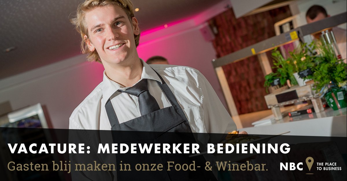 Wij zijn op zoek naar een fulltime bedieningsmedewerker in Food-&amp; Winebar The Y. Bekijk onze vacature: goo.gl/uMZ3F2