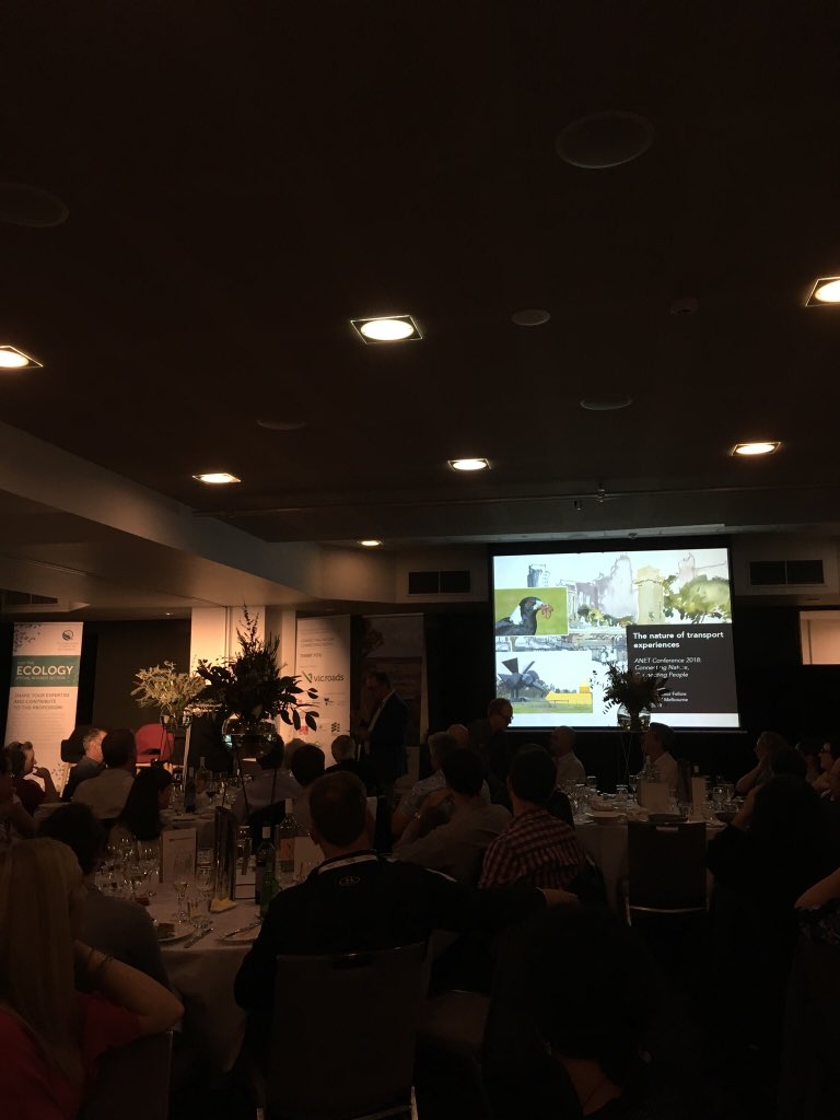 AnimexInt's tweet photo. Connecting people. Connecting nature. Dr Gary Veale @ecoltransnet #roadecology #reducingroadkill https://t.co/AiAAiS0EmK