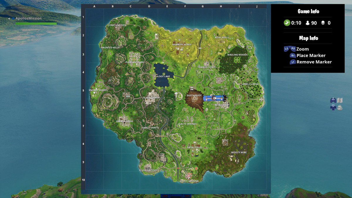 karnage clan on twitter new season 4 fortnite map meteor has hit dusty depot dusty depot is now dusty divot new location risky reels tilted - fortnite new season map