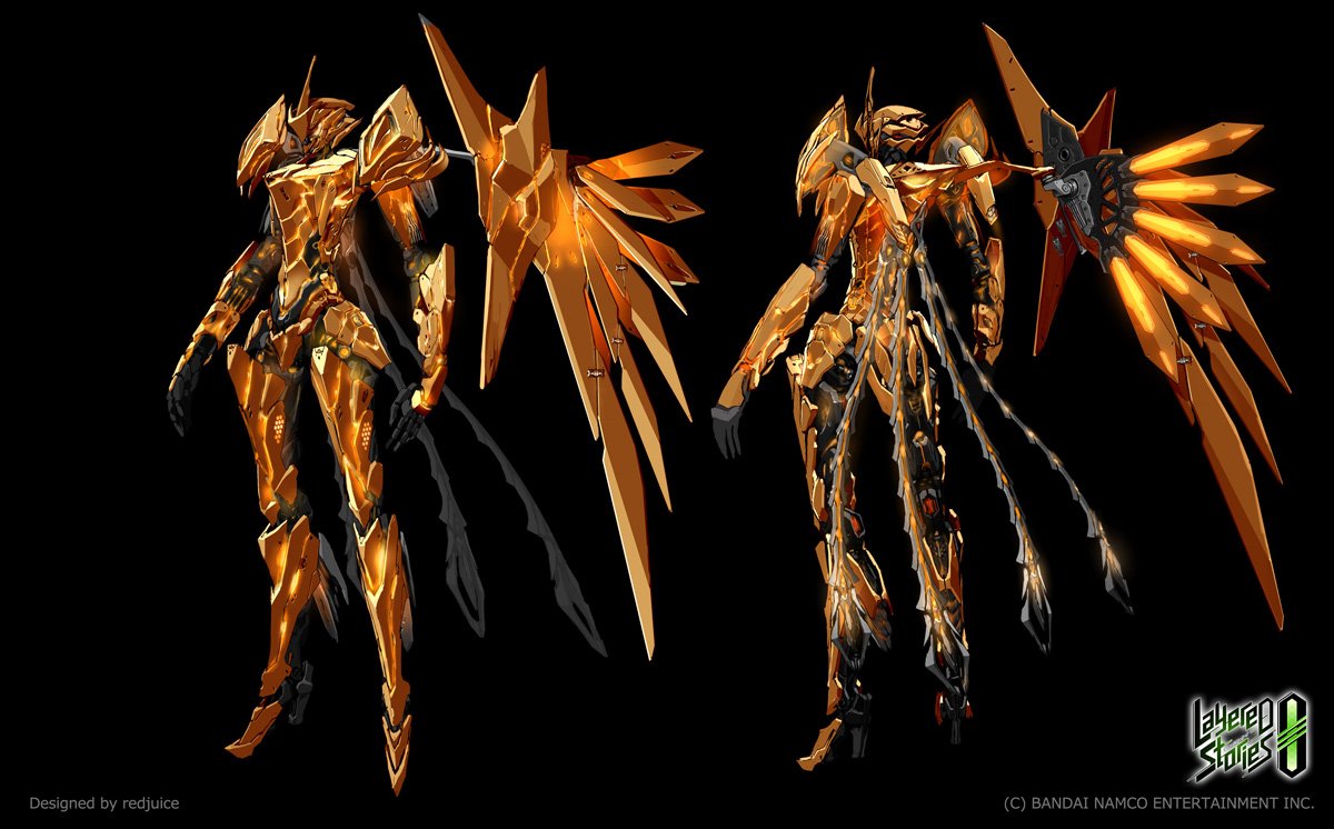 wings black background multiple views mechanical wings armor reference sheet concept art  illustration images