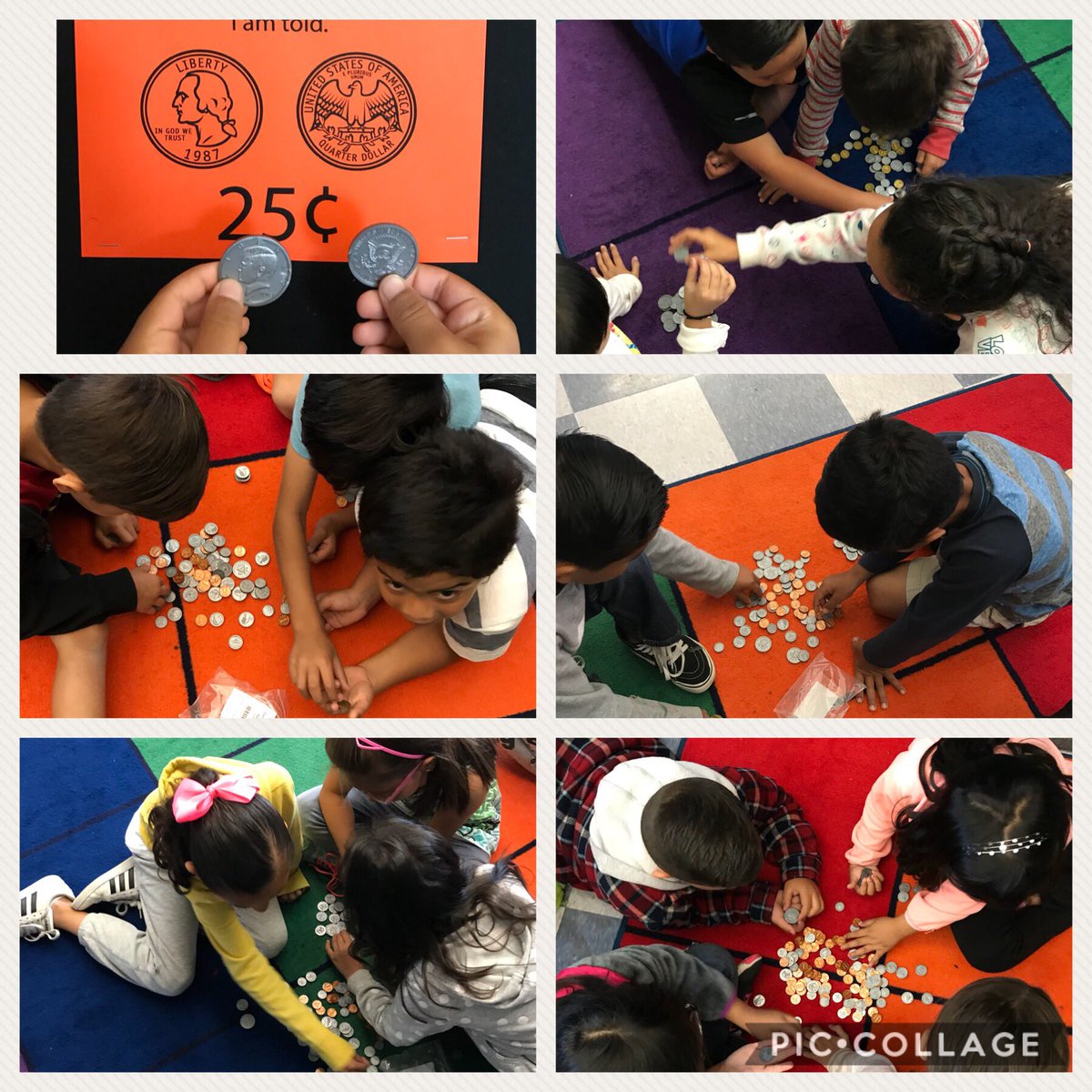 MGeair's tweet photo. Sorting out our quarters to use for #NumberCorner this month #rdn9 #rioschools https://t.co/E42agRY6lB