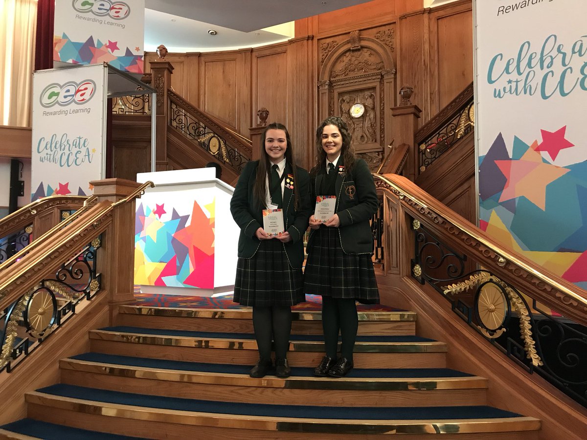 Oruanaidh's tweet photo. Lá iontach againn le CCEA inniu, maith sibh a chailíní! Great day with CCEA today, well done girls! #celebratewithccea @stcatherines247 @GaeilgeStCather @StCatsPE @CCArdMhacha https://t.co/L6dxufEddw