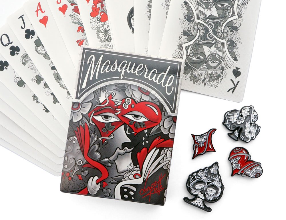 brainvessel's tweet photo. Only 4 more hours to back the Masquerade Playing Cards Kickstarter! https://t.co/obeiTUzuIO https://t.co/9Dr6E9XsYq