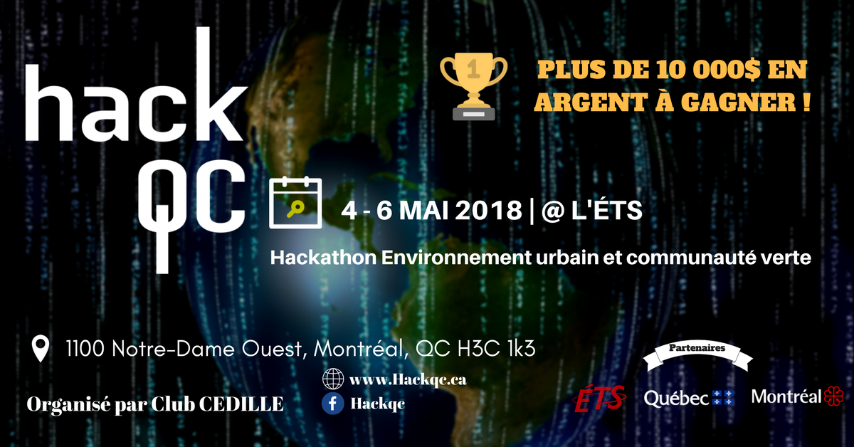 elantechco's tweet photo. Hello les amis
Cette fin de semaine s'annonce palpitante :D avec cette deuxième édition du #HackQC organisée avec nos amis du club Cedille
La mission, 48h pour allier données ouvertes avec Communautés verte et Environnement urbain
Let’s hack for impact! ;)
https://t.co/dBloI9BHIE https://t.co/3ulAbNfNmo