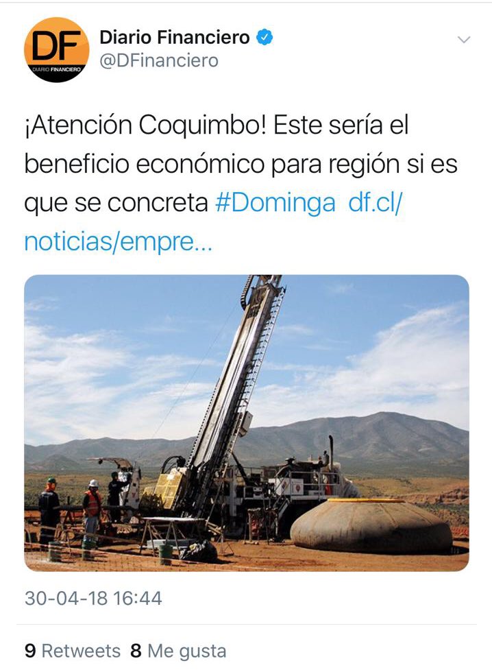 editordelmedio's tweet photo. Impresentable como medios de comunicación hacen relaciones públicas a Minera Dominga. A lo menos aparenten ser imparciales! https://t.co/tuhiLCG1ep