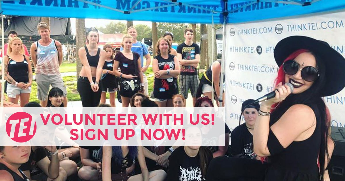 thinktei's tweet photo. TEI Volunteer sign ups are now open! Submit an application to be part of the TEI team this summer on the @VansWarpedTour!

📝 https://t.co/LLOT6pQb2v

 #warpedtour #thinktei #EAschoolofmusic https://t.co/XAWkZVhj0r