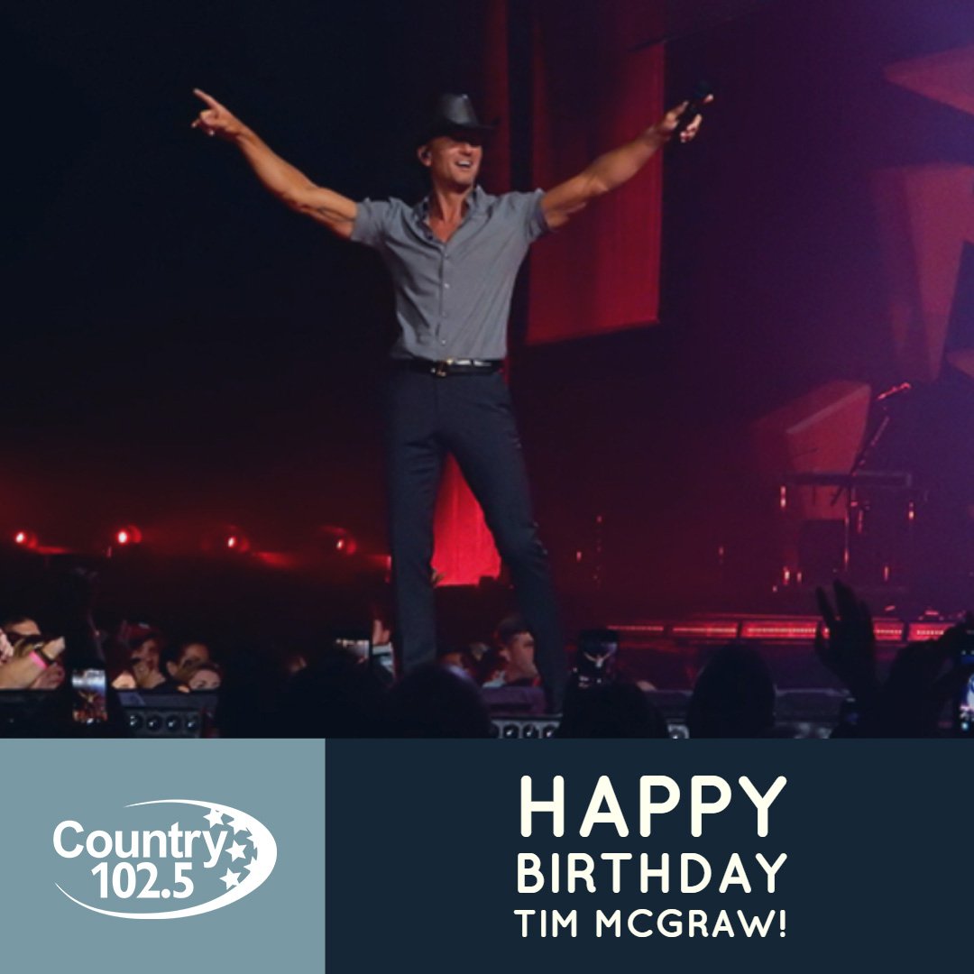 Tim McGraw turns 51 today. Happy Birthday, Tim! 