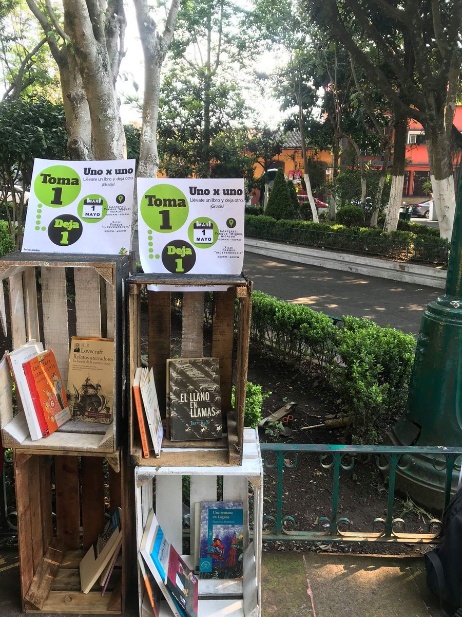 Ya llegamos a Coatepec, ¡traigan sus libros para intercambiar! 💕📖