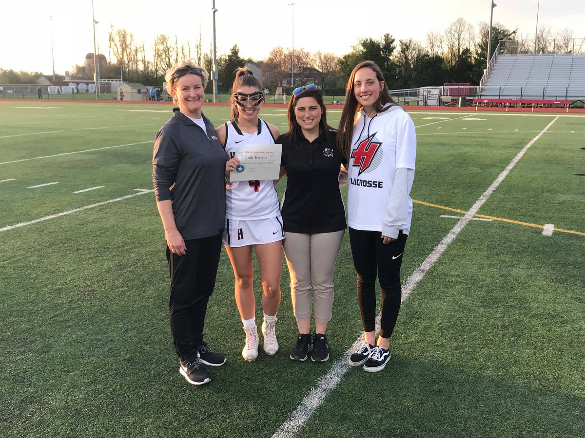 Congrats to <a href="/herndonsports/">HHS Athletics</a> senior Julie Kercher on winning the 5th Annual Lou Petersen Memorial “Respect the Game” Award, exemplifying sportsmanship, citizenship &amp; leadership.