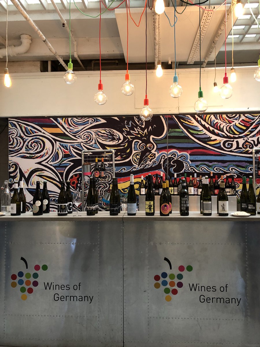 this_is_phipps's tweet photo. Checking out the @WinesofGermany coolest wines @TheVinylFactory at today’s #GForce2018 tasting https://t.co/9q8ve3OwSe