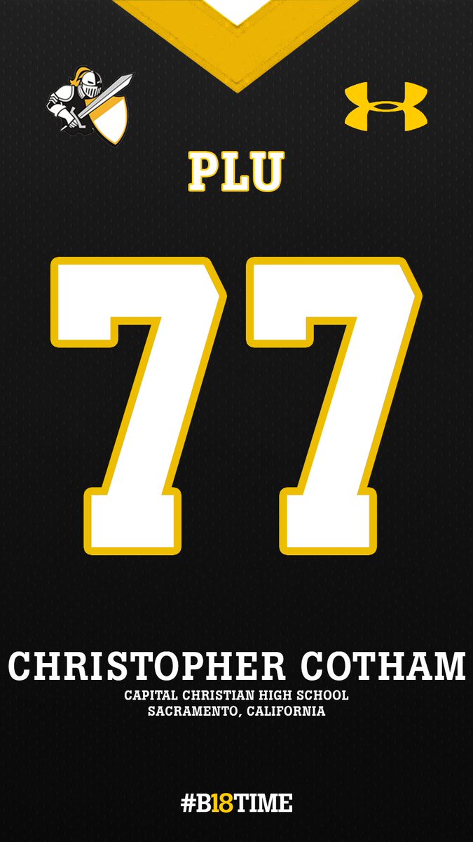 PLUFootball's tweet photo. Hey #LuteVille, let's welcome Christopher Cotham, the next #B18TIME student-athlete, to the #golutes football family. Follow his four years of development as a student, athlete, and a person as he embraces the process to become #MoreThanChampions #InquiryServiceLeadershipCare https://t.co/vdS7RrO5ps