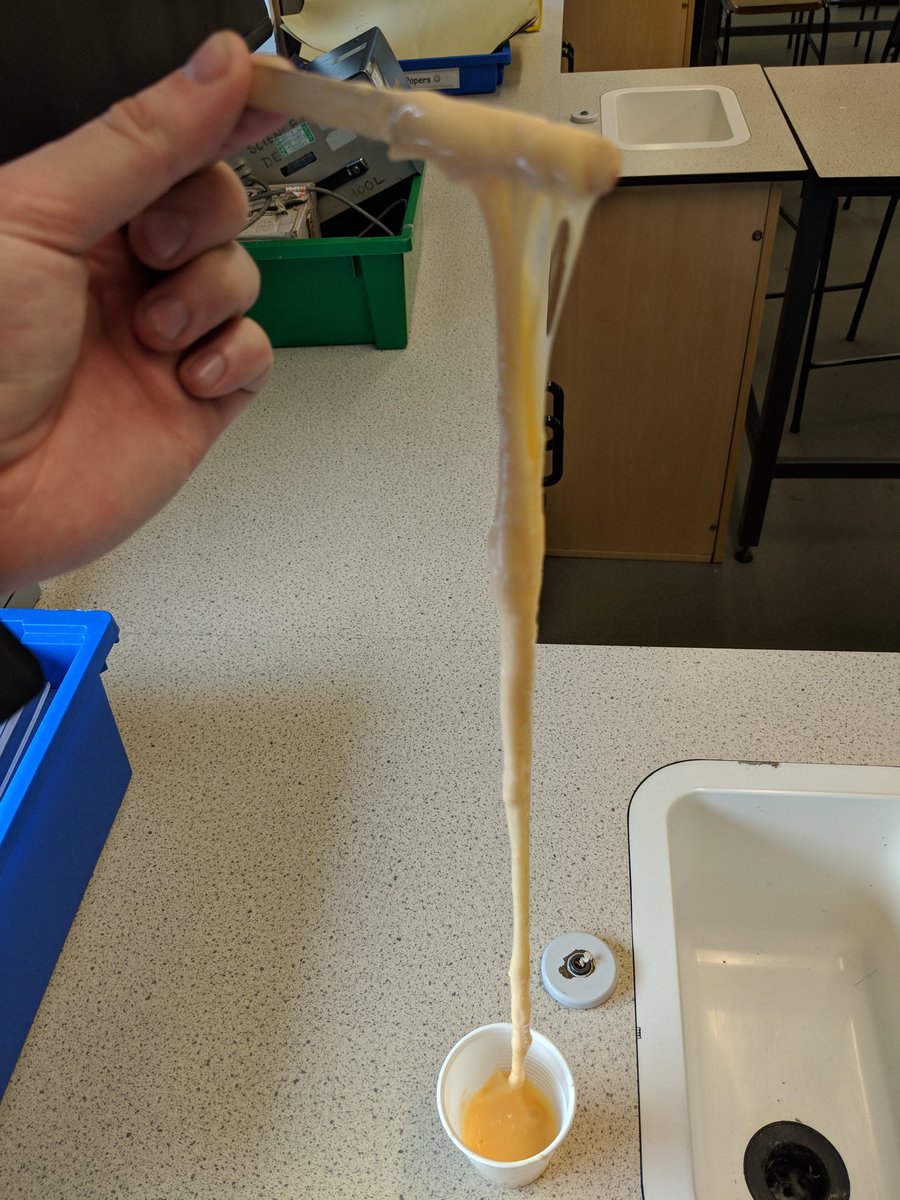 HSLC_Science's tweet image. Some fun with year 12 chemists today making slime and bouncy balls.