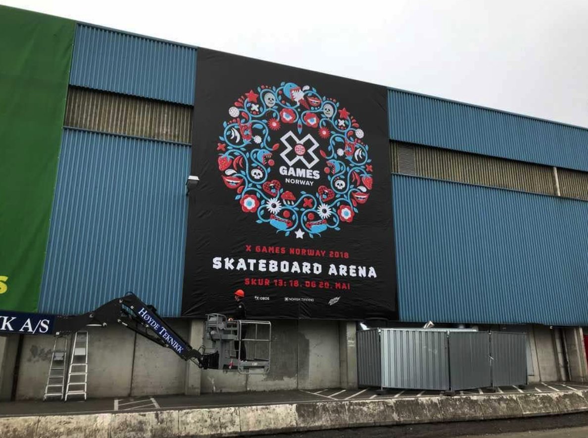 CAProductions13's tweet photo. The @skur13 faciility getting ready for @xgames Norway! Only 16 days left, get your tickets now at the link in @xgamesnorway's bio! 💯 #caproductions #xgamesoslo #xgames https://t.co/RM6JXn6Iks