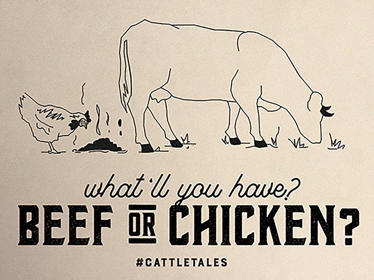 CattleTales's tweet photo. Just kicking off #NationalBeefMonth with a little humor and reminder beef is always the better choice😉. #EatBeef #CattleTales https://t.co/rQVAq9P9nv