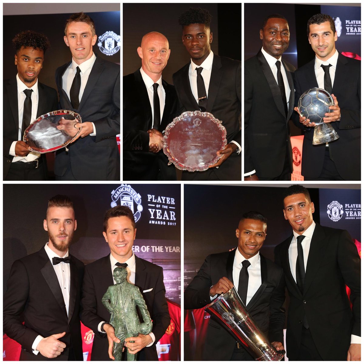 ManUtd's tweet photo. A reminder of last year's #MUFCPOTY winners!

Let's hear your predictions for tonight's event...

Player of the Year: _______
Players' Player of the Year: _______
Goal of the Season: _______
Reserve Team Player of the Year: _______
Youth Team Player of the Year: _______ https://t.co/RCaduPU13i