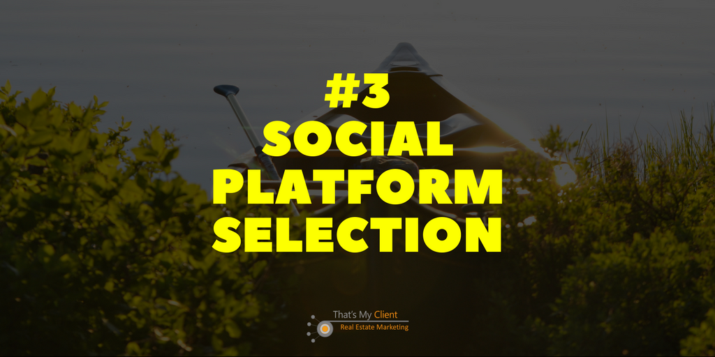 SOCIAL MEDIA RULE #3 >>> Select the right Social Platform! Select the platform where your target audience likes to hang out.
.
.
#realestate #realestatemarketing #realestateagent #realtor #socialmedia #socialmediamarketing #success #sold #listing #10x #marketing