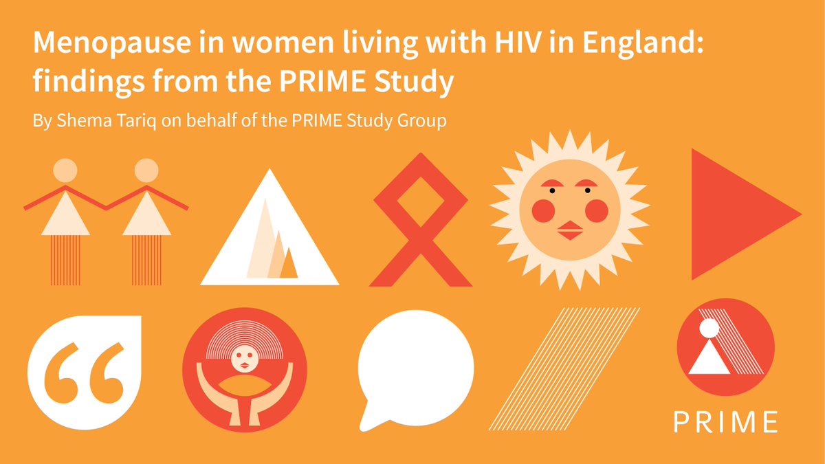 Prime_UCL's tweet photo. Our study report is due to be launched on 17th May with the event live-streamed here: https://t.co/ANEBfRxUZY …. Tune in for highlights from our 3 year study on #HIV &amp; #menopause, and join the conversation using #primeucl2018 https://t.co/M2sye6FG6V
