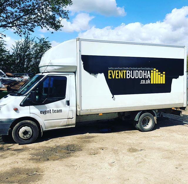 BuddhaGroupLtd's tweet photo. We’re waving 👋🏻 goodbye to the last of our old vans this week - ready for the new breed of Buddha #loadcarriers - Graphics are coming off! #eventprofs #eventhire #event #fleet #cheshire #newvans https://t.co/mPhKDNaMSJ https://t.co/FYfIzEnCmZ