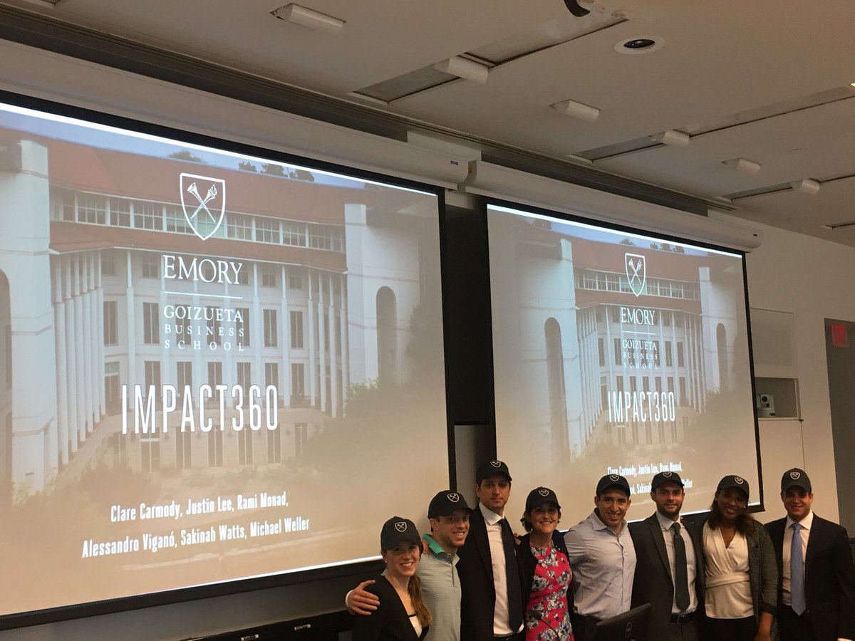 DrCoreyDortch's tweet photo. Fantastic job today to our MBAs sharing their findings for their #Impact360 presentations #MeetGoizueta #GoizuetaKnows https://t.co/zKYsuuYapo