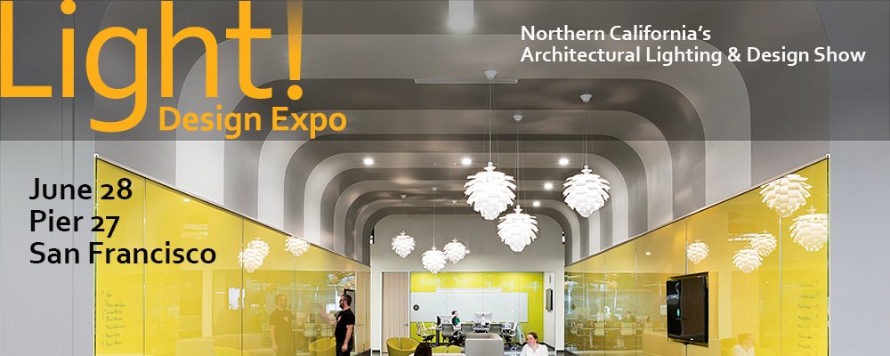 IESSF's tweet image. Save the date for Light! Design Expo on June 28 at beautiful Pier 27 in San Francisco. See the latest in architectural lighting, take up to four AIA accredited seminars, enjoy complimentary bites and a no-host bar. Click the link for details! zurl.co/agVV6 #Light!2018