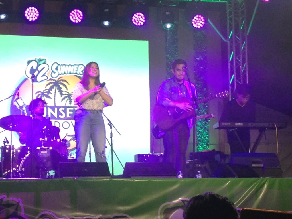 J_E_R_I_C_K_O's tweet photo. Moira Dela Torre and Jason Marvin.
#C2Summer https://t.co/jeufqMvmvN