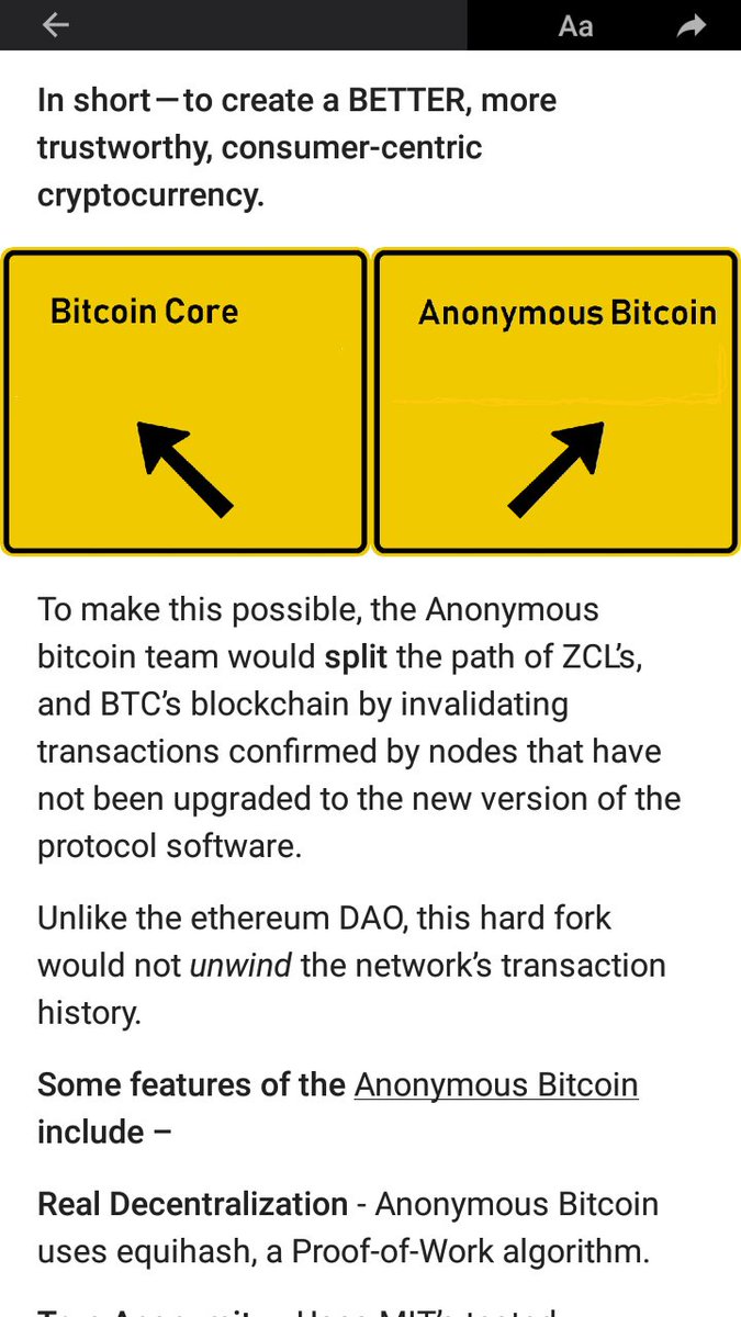 ANON_WeAreANON's tweet photo. A great article on #AnonymousBitcoin, #zcl, and forking by @Grittygatorr 😎. @ZclassicCoin @BTCA_FORK @hackernoon https://t.co/CFZrjlZ2W7 https://t.co/dtZypW2DBu
