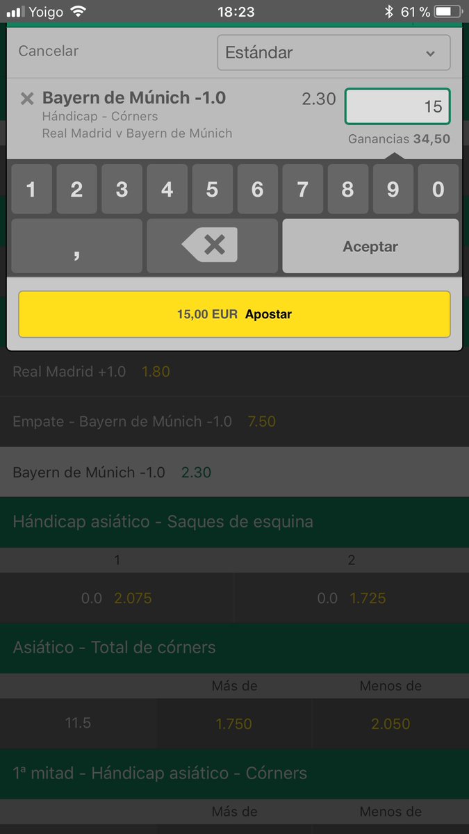 PIENSAENVERDEV's tweet image. STAKE 1,5 ⚽️⚽️🏀🏀