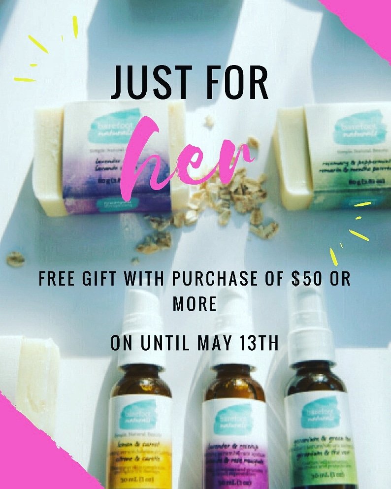 barefootOhNat's tweet photo. Do YOU have a gift for mom?! Give 100% botanical beauty!  #luxurious #vegan #organic #mom #mothersday #gift https://t.co/CjyV4Ig3PW #plantbased💕 https://t.co/IeKCExAFiX