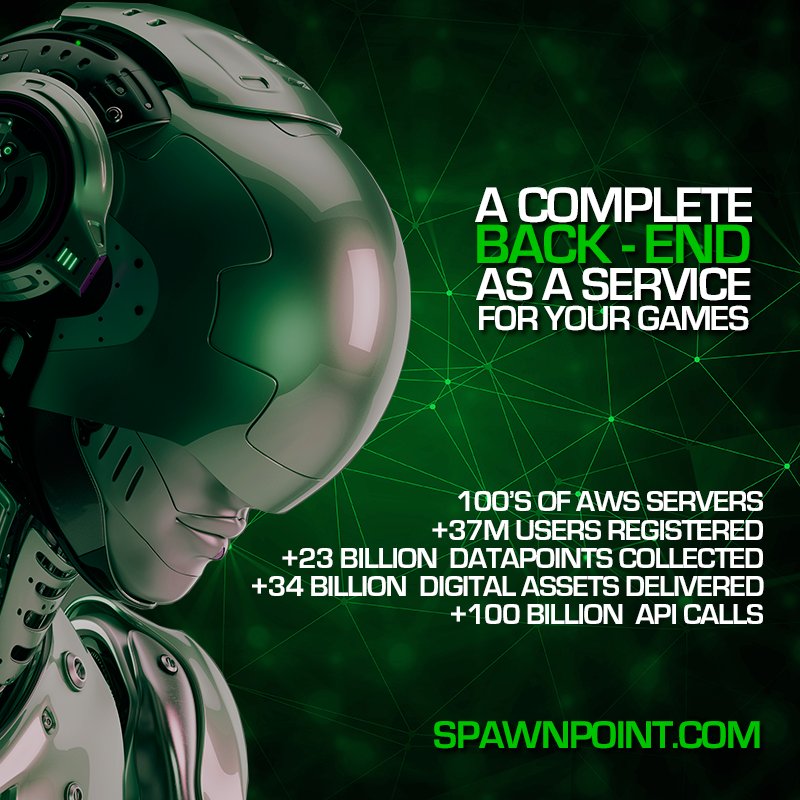 KnetikInc's tweet photo. 100's of #AWS servers
23+ Million Datapoints collected.
100+ Billion #API calls

SPAWNPOINT is an Enterprise-Grade Platform for everyone, providing a complete back-end as a service #BaaS for your games. https://t.co/PCONfQgXXt