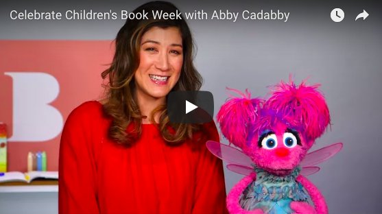 AugustHouseInc's tweet photo. Abby Cadabby of @sesamestreet says, "Happy Children's Book Week!" #ChildrensBookWeek2018 | https://t.co/mf3UCoowrk https://t.co/oQC9EwY5bw