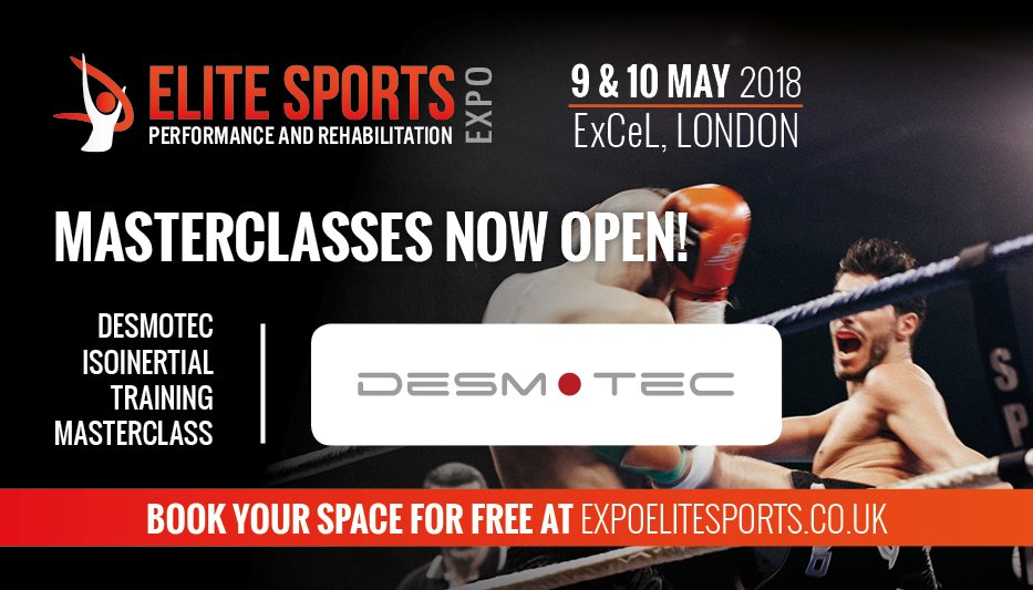 Elite_Elevate's tweet photo. LIMITED SPACES REMAINING‼️ Join Desmotec in their unmissable masterclass at #EliteSports! Including demonstrations and movements that can be carried out by their innovative training system! Book you place now https://t.co/Dv2lhGpPbw! https://t.co/2mV9ZpJzLs