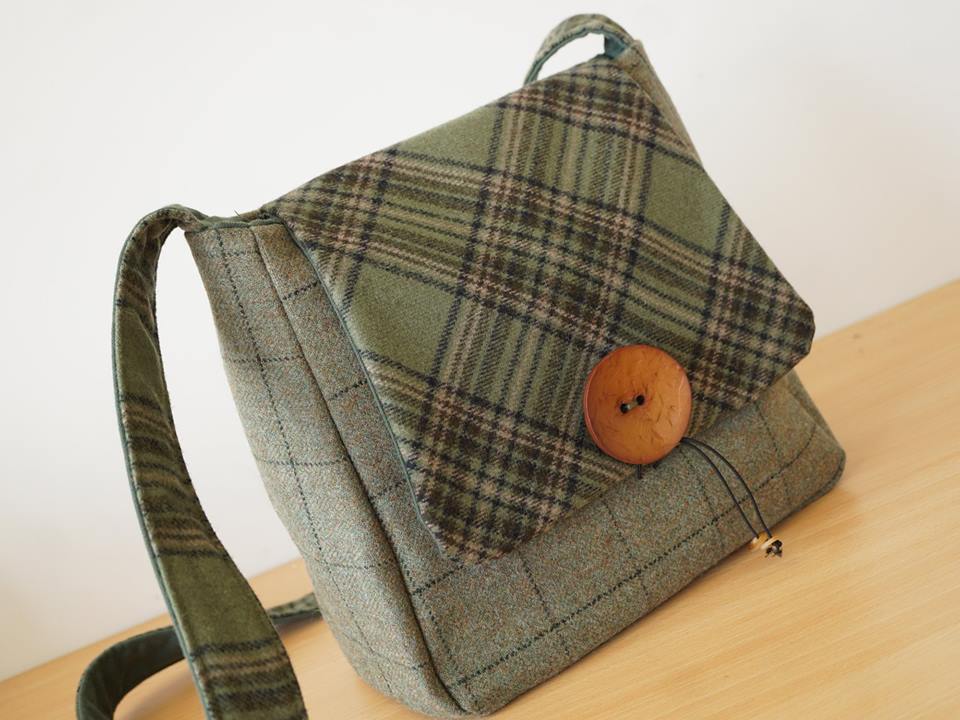 A  few spring greens have been added to my online shop including this  large Kibble Hodden which has been made to wear across the body.
 julia-cunningham.co.uk