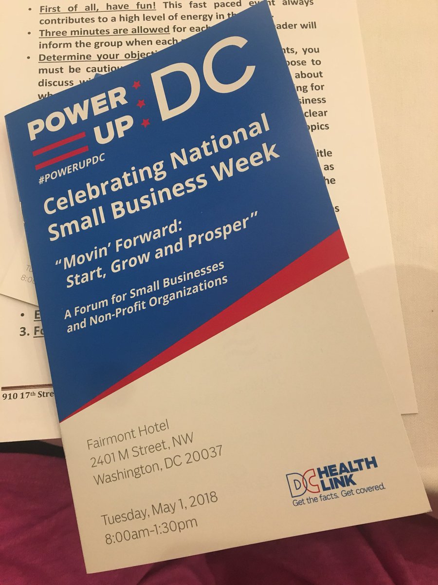 TheDCWBC's tweet image. Exciting day ahead! #DCSmallBizWeek @GWHCC