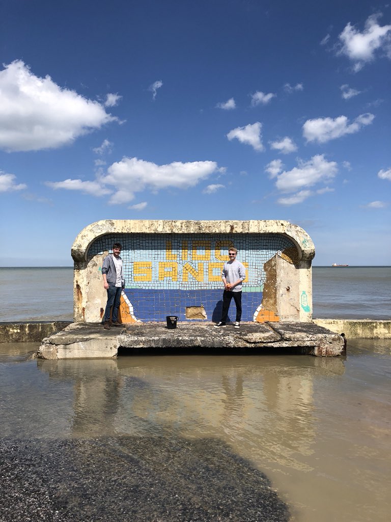 haeckels_'s tweet photo. This sign is important to our town whilst it’s surrounded by decay and neglect we couldn’t let it be tagged #lovemargate https://t.co/luXeMlJxT4