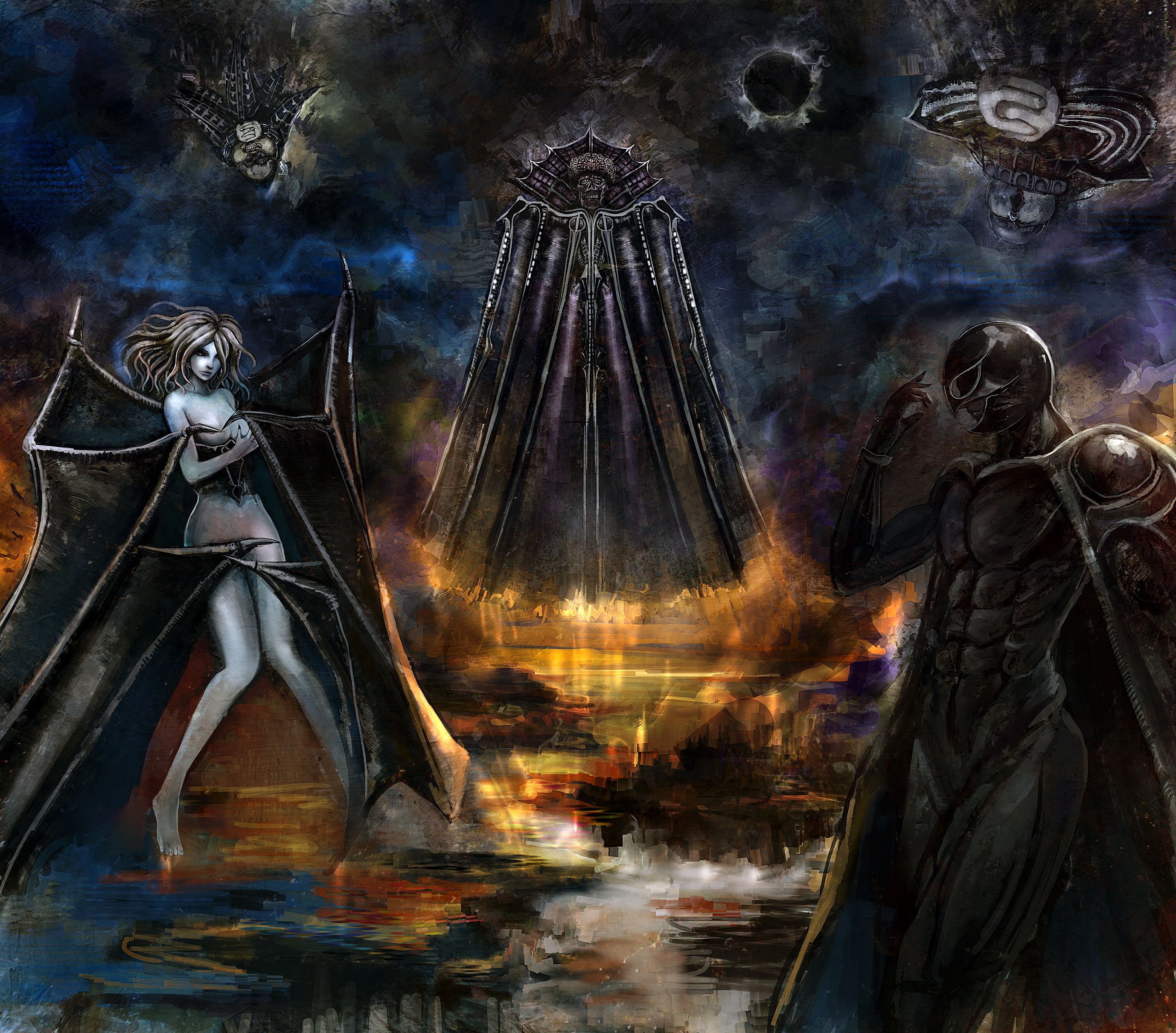 Eve サンローラン Ddonベルセルクコラボ なので 過去に描いたイラストを記念にあげてみます 狂戦士の甲冑を纏ったガッツとゴッドハンド達 ベルセルク Berserk Ddon T Co 6mt1wzcfut Twitter