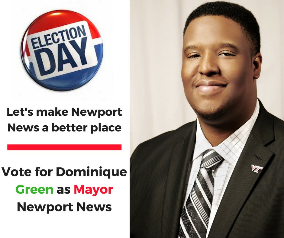 domformayor's tweet photo. #votedomformayor #election2018 #newportnews #HamptonRoads #VaBeach #Norfolk #Virginia #Hampton #VirginiaBeach #Williamsburg #JamesCity #Portsmouth #domformayor #LocalElections https://t.co/n1E2P13x1M