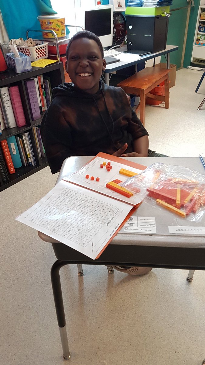jlaviolette2's tweet photo. Using place value to add double digit numbers! Next step, regrouping! #engagedlearners #grade2 #handsonlearning @ENDHuskies https://t.co/1PHpgxopbH