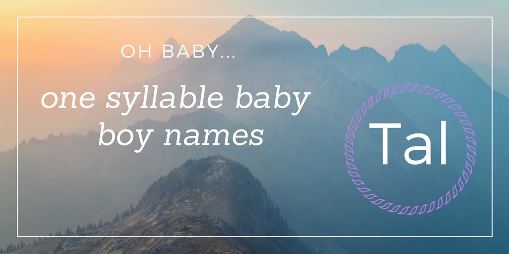 MomandthePie's tweet image. Baby Name OTD: Tal  Watch for more ONE SYLLABLE Boy Names!
youtu.be/qsd1_hfwTG8 #namingbaby #babynames #shortnames