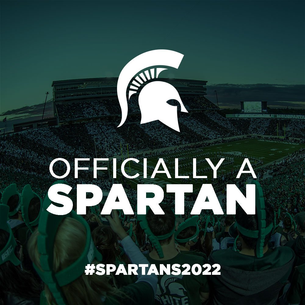 msu_admissions's tweet photo. Today is National College #DecisionDay! Retweet if YOU are going to #BeASpartan! #Spartans2022 https://t.co/5IIe9wAeW3