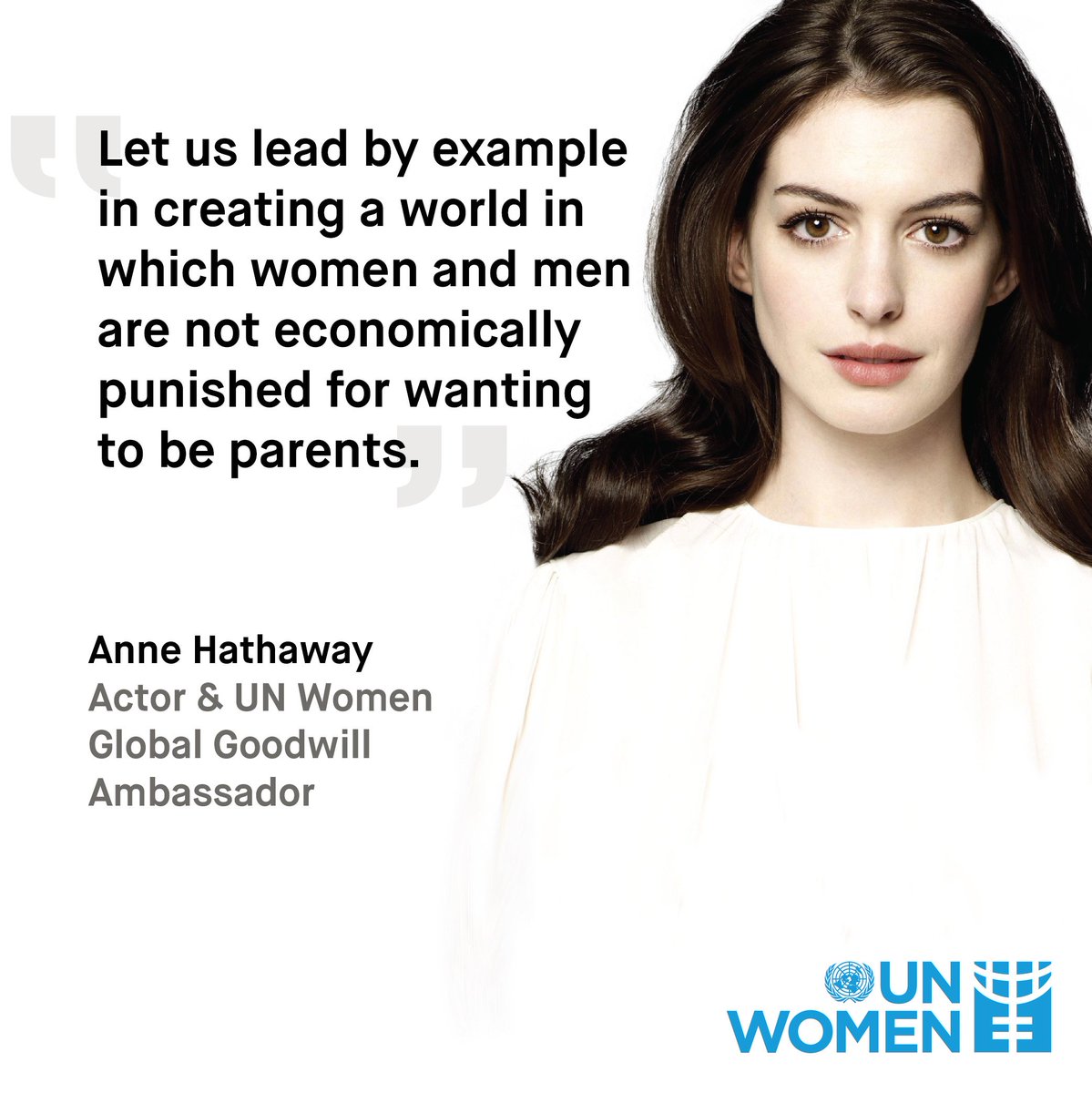 Paid  parental  leave  is  good  for  everyone:  families,  companies  and  societies.  Let’s  make  it  happen!  paidparental.unwomen.org v <a href="/UN_Women/">UN Women</a>