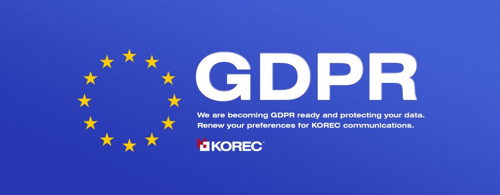 Mayday! #Mayday! Only 24 days until #GDPR comes into force. If you want #KOREC communications, please opt in! bit.ly/KORECGDPR