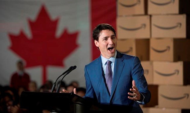 PM sells Trans Mountain pipeline as Amazon announces expansion in Vancouver: bit.ly/2I46lIH https://t.co/rRcGoOpYUh