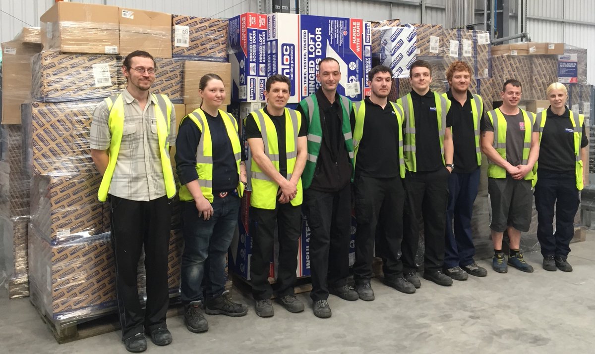 TimlocBP's tweet photo. Another bumper day for orders @TimlocBP. All manufactured and picked from our factory inYorkshire and ready for #NextDayDelivery. #TrustTimloc #DreamTeam #Yorkshire #BritishManufacturer https://t.co/19AMeDw1xP